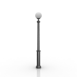 3D Lamppost preview