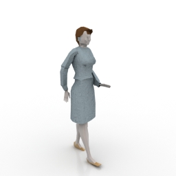 woman 2 3D Model Preview #d9c7b9e3
