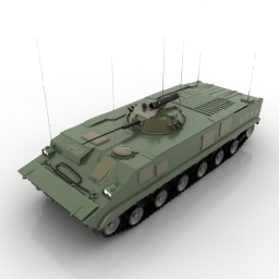 3D BTR preview
