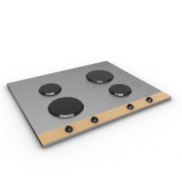 cooker panel 2 3D Model Preview #63c34a76