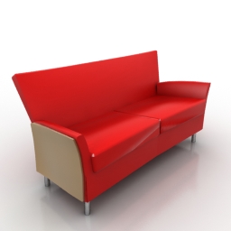 downtown sofa 3D Model Preview #daab9d43