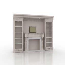 fireplace 3D Model Preview #ced852bd