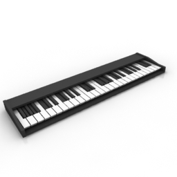 Keyboard N160608 - 3D model (*.gsm+*.3ds) for interior 3d