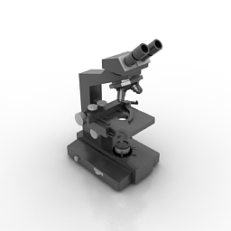 microscope 3D Model Preview #dfbb6fbe