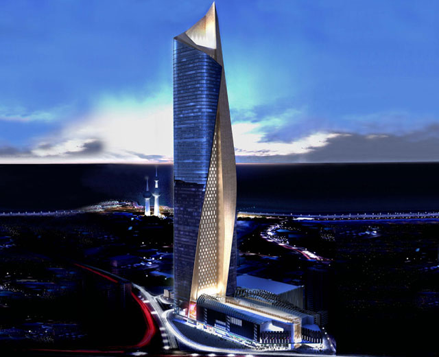 Kuwait skyscraper takes shape