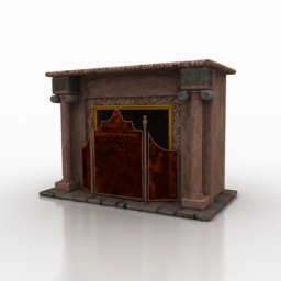 fireplace 1 3D Model Preview #583e2aeb