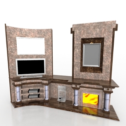 fireplace - 3D Model Preview #a670d633