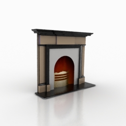 fireplace 1 3D Model Preview #a56177c5