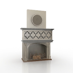 fireplace 3D Model Preview #c8930c03
