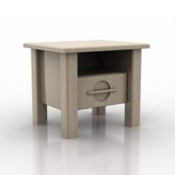 bedside table 3D Model Preview #4cfc3fed