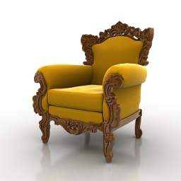 armchair 3D Model Preview #80bcf238