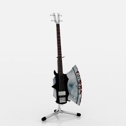 bass guitar axe 3D Model Preview #db132f7b