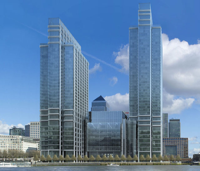 Canary Wharf development beats crunch