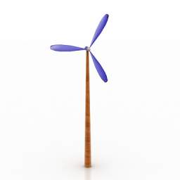 windmill 3D Model Preview #a87c6544