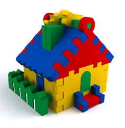 toy house 3D Model Preview #e8e4317b