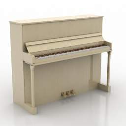piano 3D Model Preview #4c494b96
