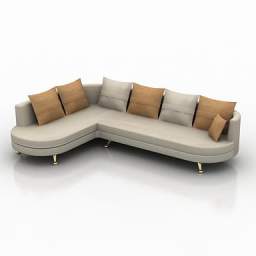 sofa 3D Model Preview #4c5f0cde
