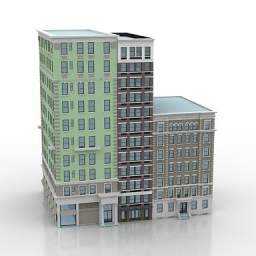 3d buildings models