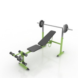 gym 3D Model Preview #405debc0