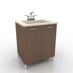 bath cabinet 3D Model Preview #9b6e1a70