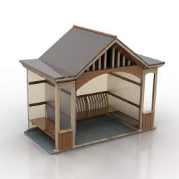 summerhouse 3D Model Preview #ad32a507