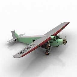 airplane fa5 3D Model Preview #eeb84928