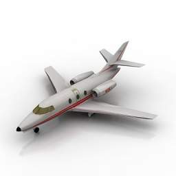 airplane falcon10 3D Model Preview #6dc9bbdf
