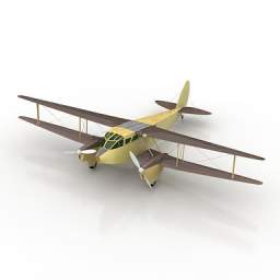 airplane 3D Model Preview #0f7404ca