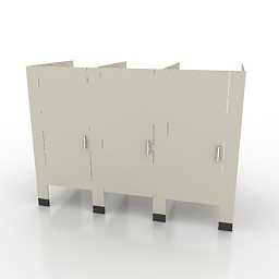 3d Model Stalls Category Architechnology Lib Public Toilet