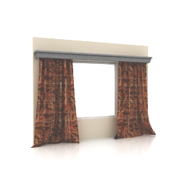 curtain 3D Model Preview #c823f164