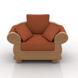 armchair 24 3D Model Preview #649d91e6