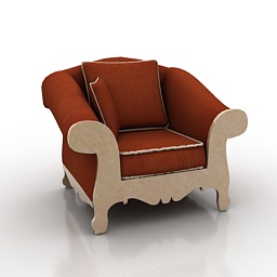 armchair 26 3D Model Preview #9a77174f