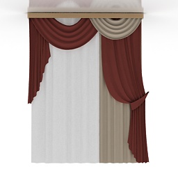 curtain 3D Model Preview #d529a2db