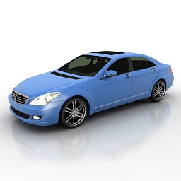 car mercedes benzc class(2007) 3D Model Preview #266f211c