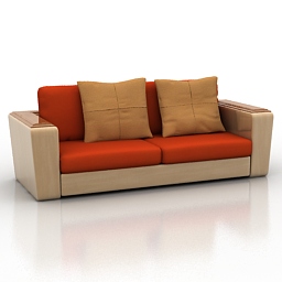 sofa 3D Model Preview #fcaddc53