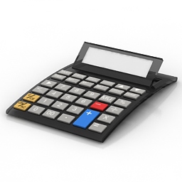 calculator 3D Model Preview #feb9ff40