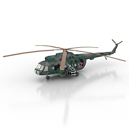 helicopter 3D Model Preview #b9cece7d
