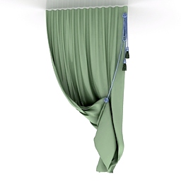 curtain 1 3D Model Preview #f68532ee