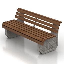 bench - 3D Model Preview #9109ecc7