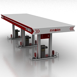 Download 3D Gas station
