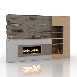 fireplace 3D Model Preview #c593c60f