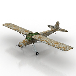 airplane storch l 3D Model Preview #3b69b078