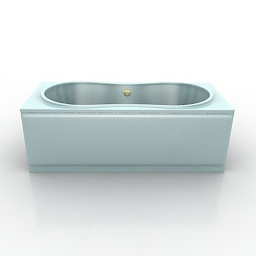 bath ravak campanula 3D Model Preview #6b973672