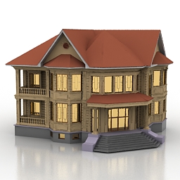 3d model house category buildings houses