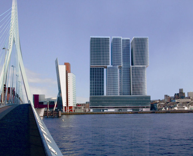 Project of largest building for Rotterdam