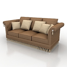 sofa angelo cappelini zola 3D Model Preview #8bef97bd