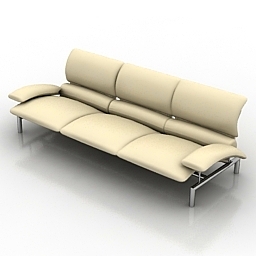sofa 2 3D Model Preview #8717efa5