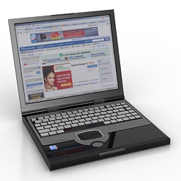 notebook compaq 3D Model Preview #7d5f7155