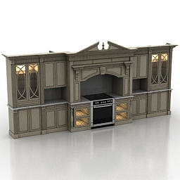 kitchen 3D Model Preview #db0d5732
