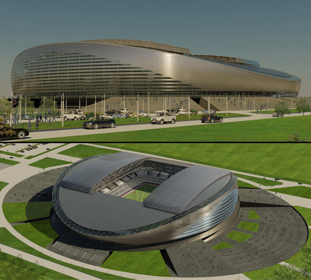 New stadium Astana Arena, Kazakhstan